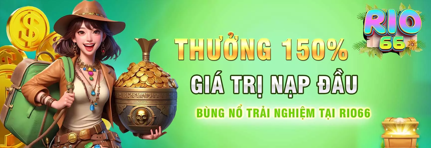 rio66 banner thưởng nạp đầu