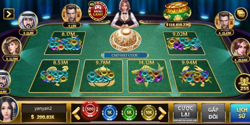 Cách chơi bầu cua Rio66